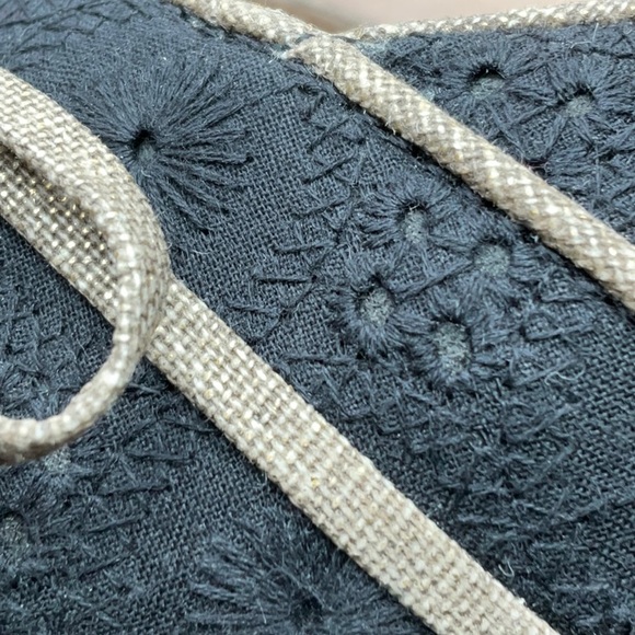 Mudd D’Orsay eyelet fabric espadrille wedge sandals - Picture 3 of 7